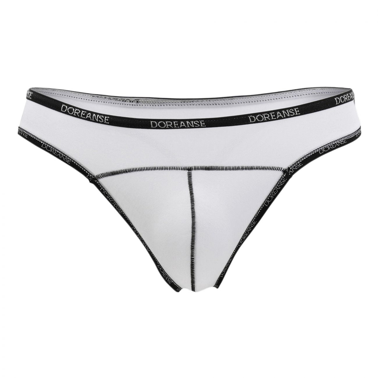 Doreanse 1216-WHT WHT Naked Mens Thong White