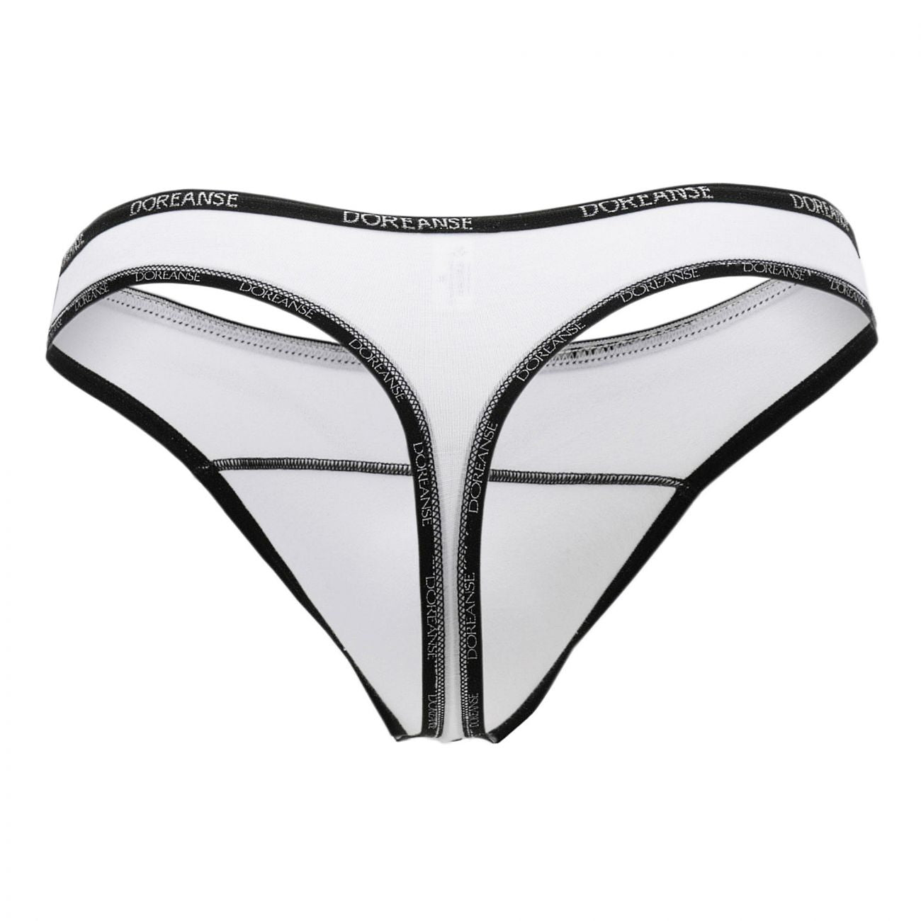 Doreanse 1216-WHT WHT Naked Mens Thong White