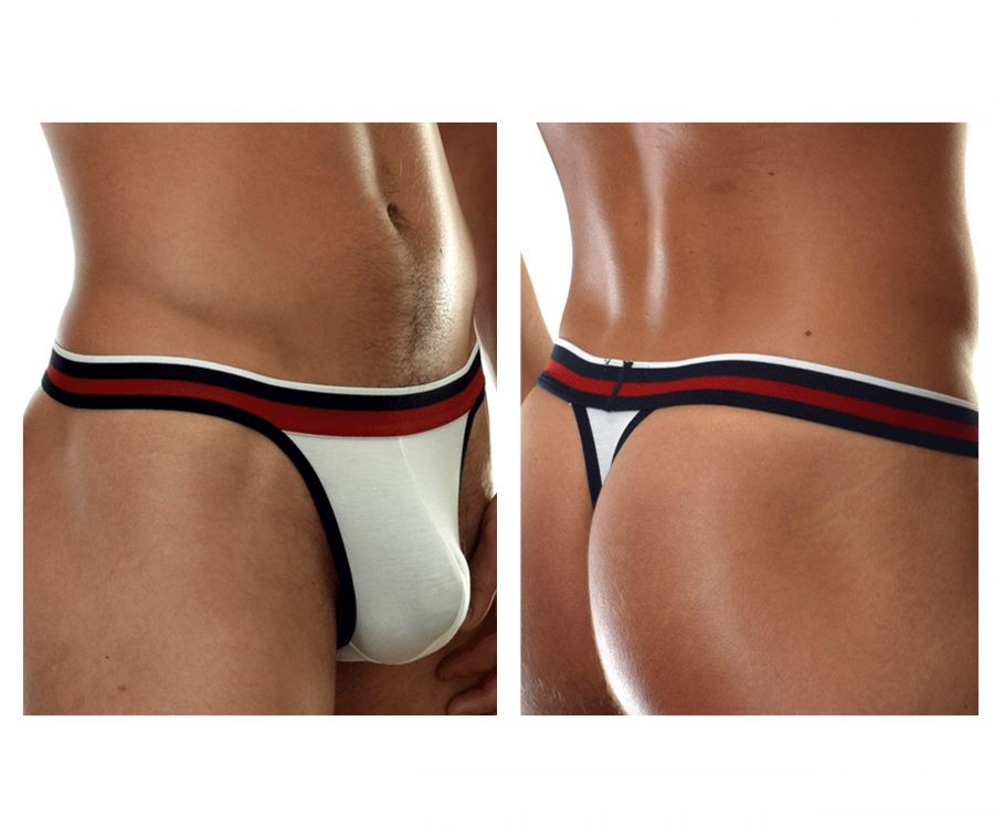 Doreanse 1218-WHT Metro Mens Thong White