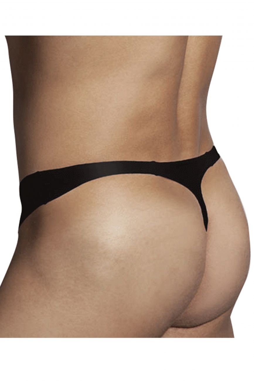Doreanse 1280-BLK Hang-loose Mens Thong Black