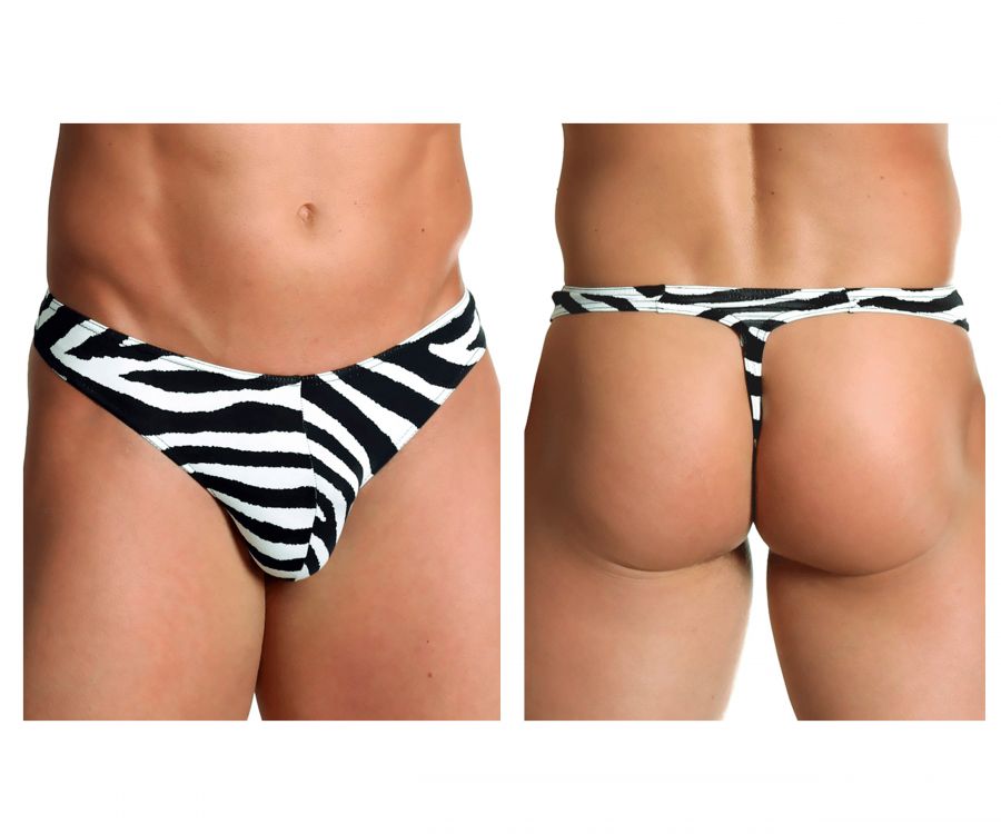 Doreanse 1314-PRN Zebra Thong