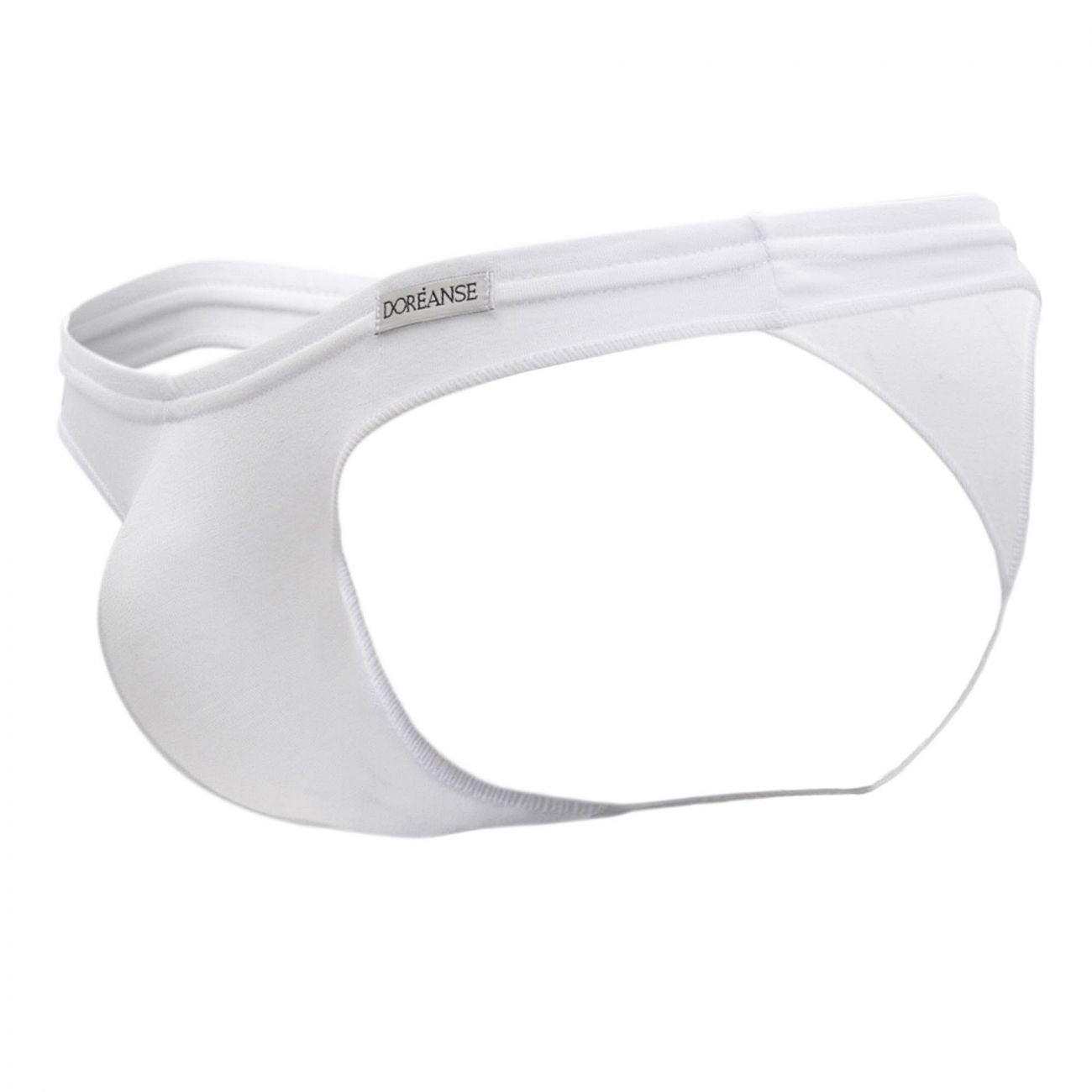 Doreanse 1392-WHT Euro Mens Thong White