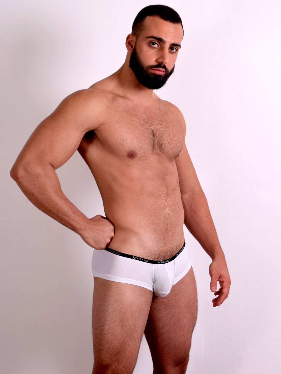 Doreanse 1781-WHT Naked Mini Trunk Color White Plus Sizes