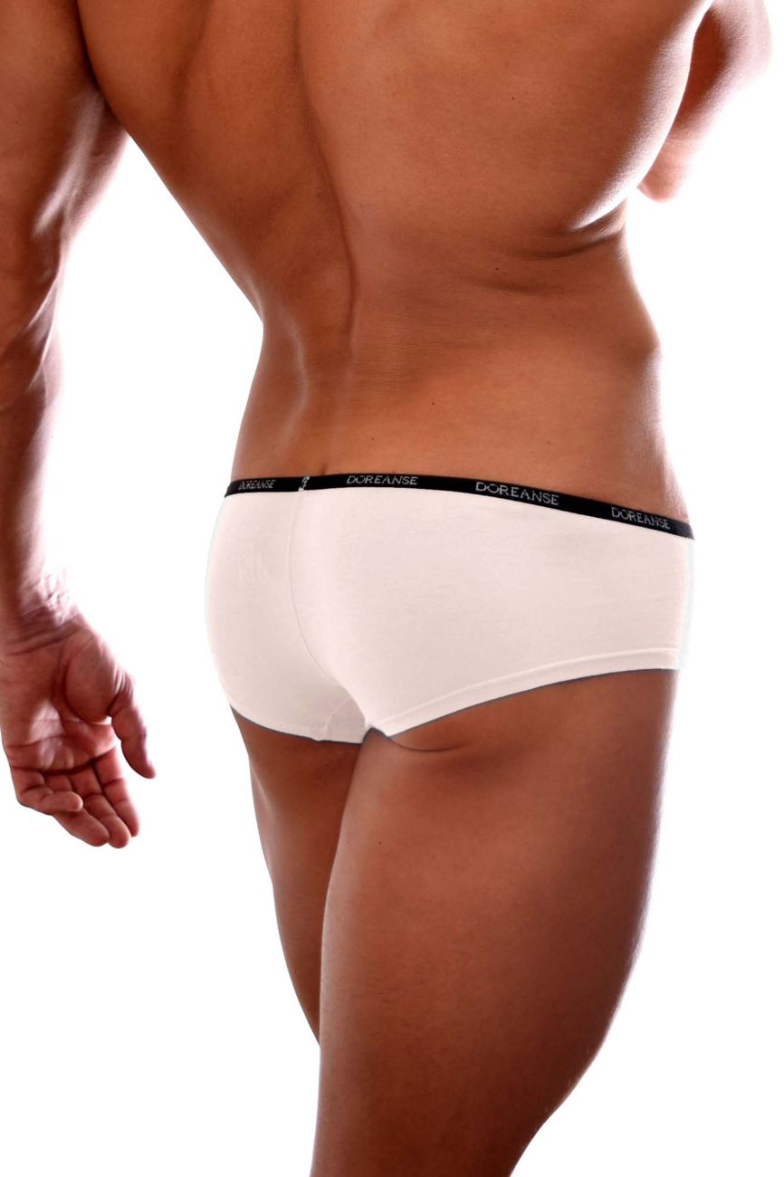 Doreanse 1781-WHT Naked Mini Trunk Color White Plus Sizes