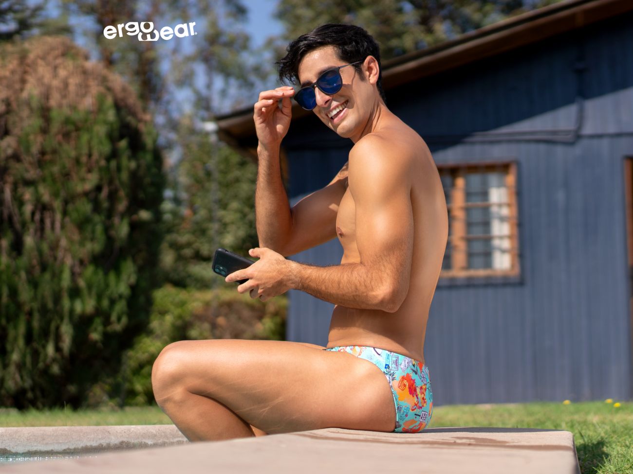 ErgoWear EW1062 FEEL Swim Voyager Swim Briefs Turquoise