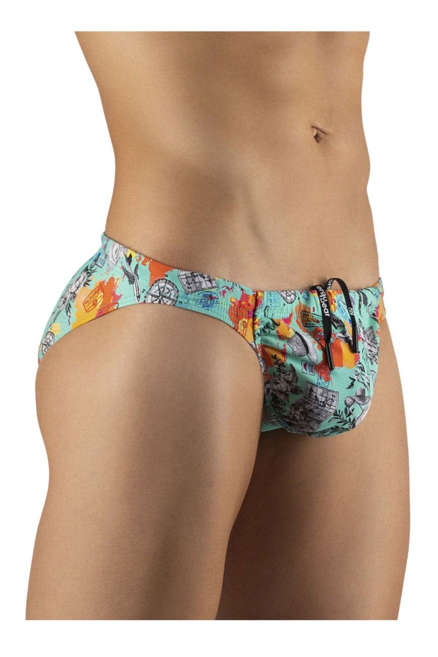 ErgoWear EW1062 FEEL Swim Voyager Swim Briefs Turquoise