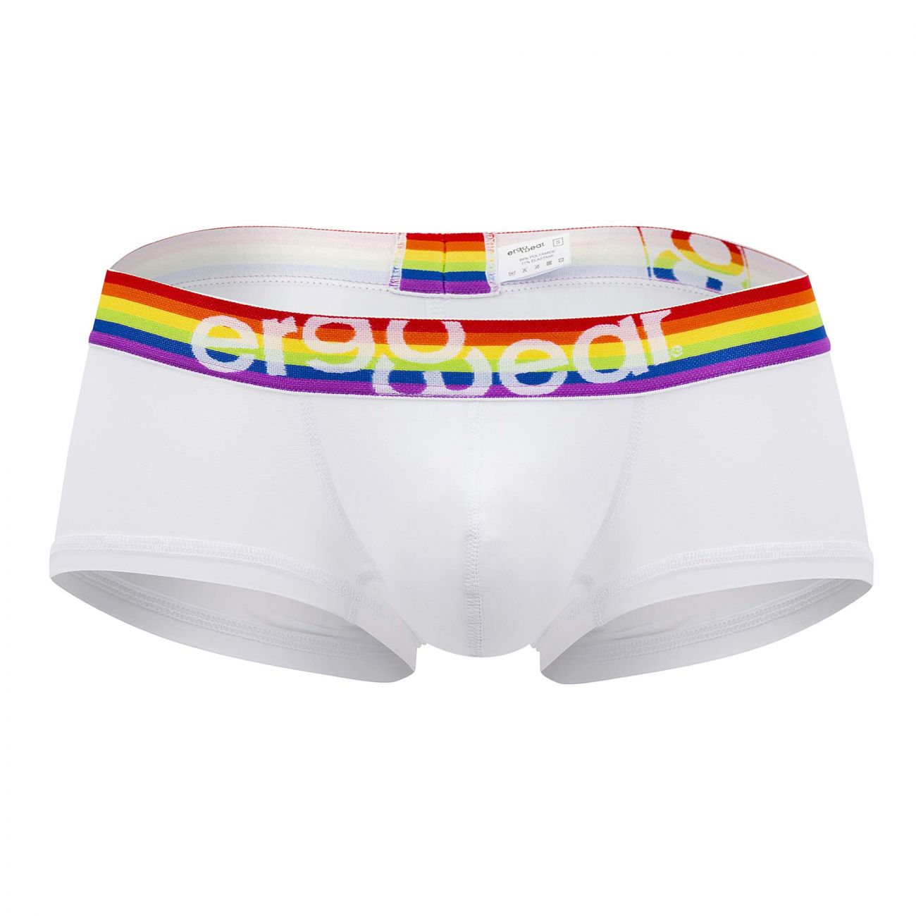 ErgoWear EW1116 MAX XV PRIDE Boxer Briefs White