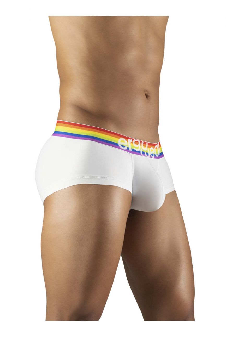 ErgoWear EW1116 MAX XV PRIDE Boxer Briefs White