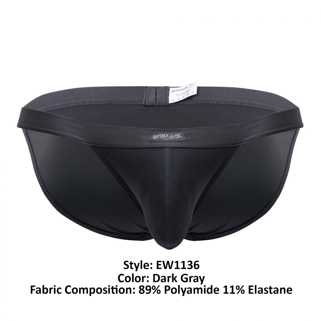 ErgoWear EW1136 SLK Bikini Dark Gray