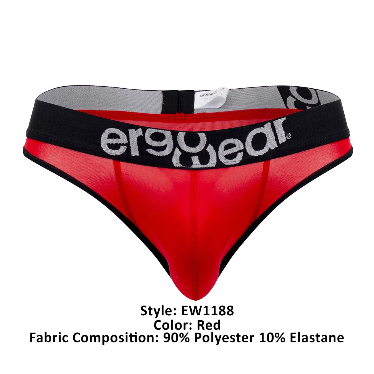 ErgoWear EW1188 HIP Thongs Red