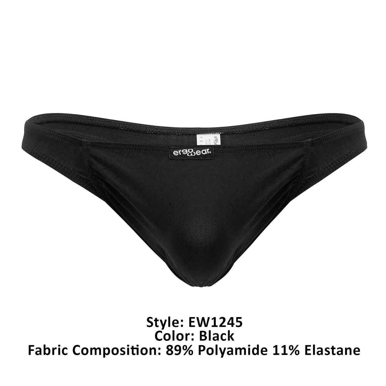 ErgoWear EW1245 FEEL GR8 Thongs Black