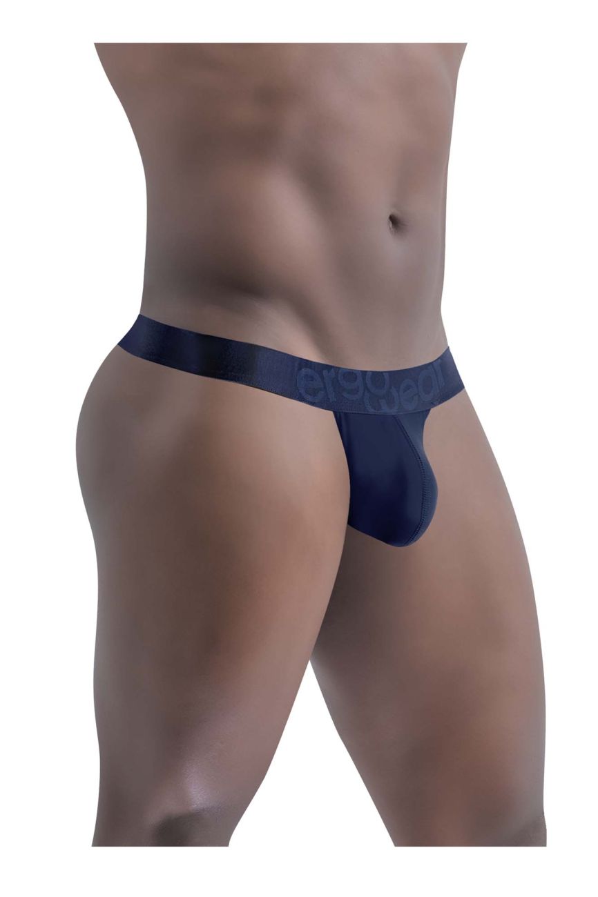 ErgoWear EW1318 Silky Thongs Navy Blue