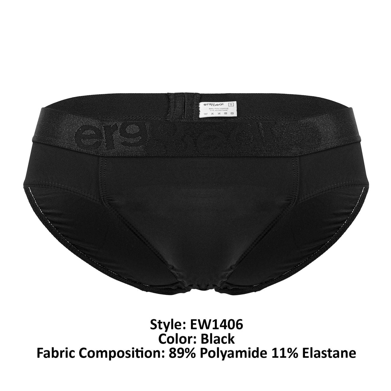 ErgoWear EW1406 FEEL XX Essential Briefs Black