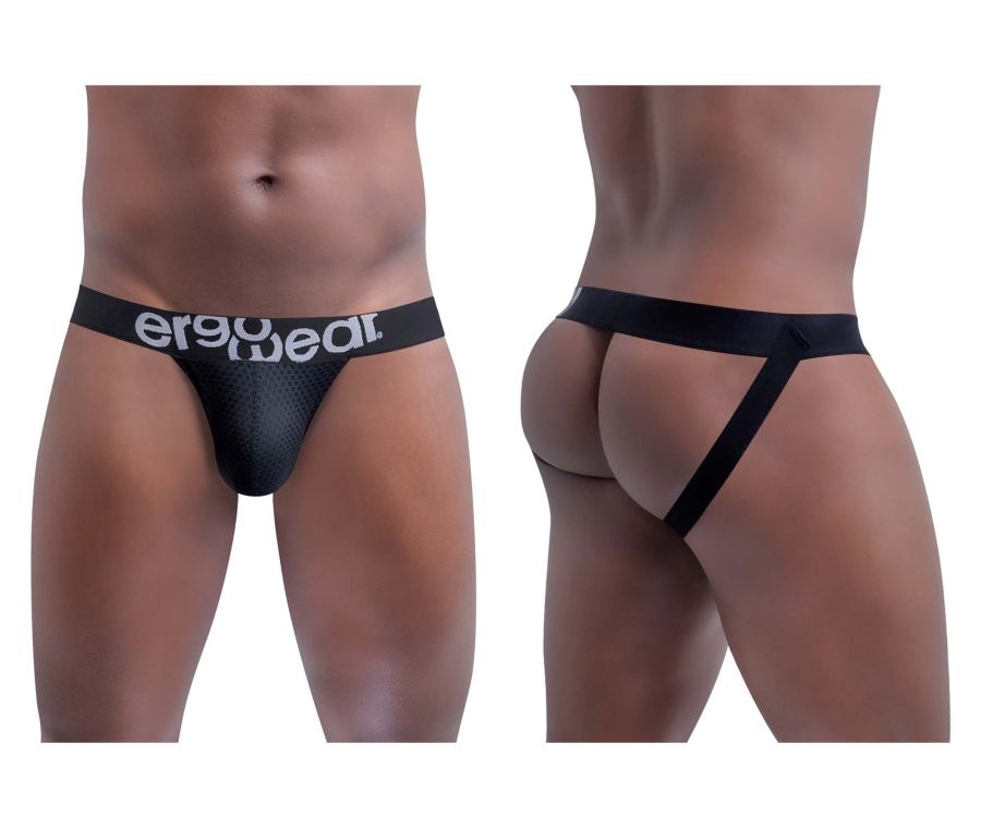ErgoWear EW1431 Naughty GYM Jockstrap Black