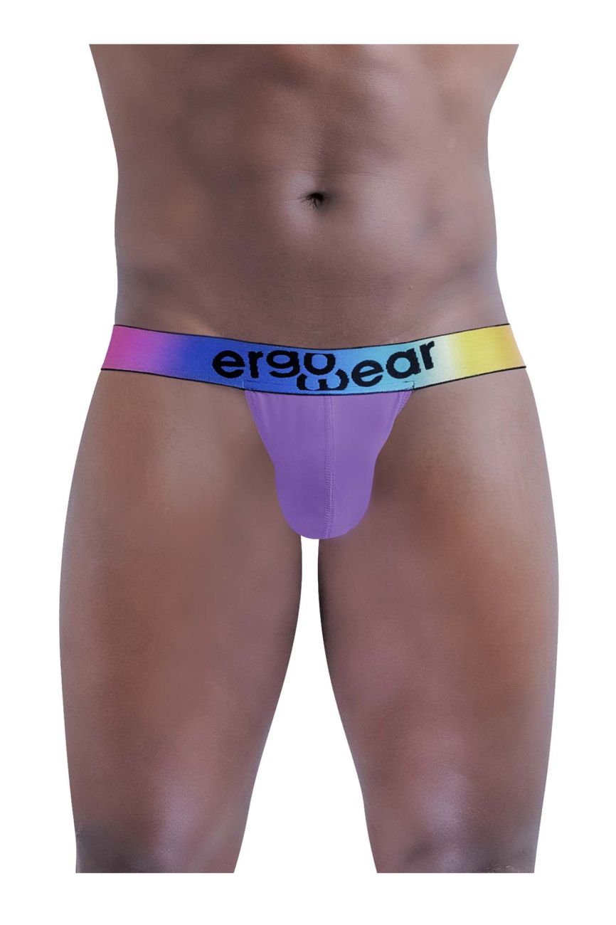 ErgoWear EW1434 Rainbow Thongs Lilac