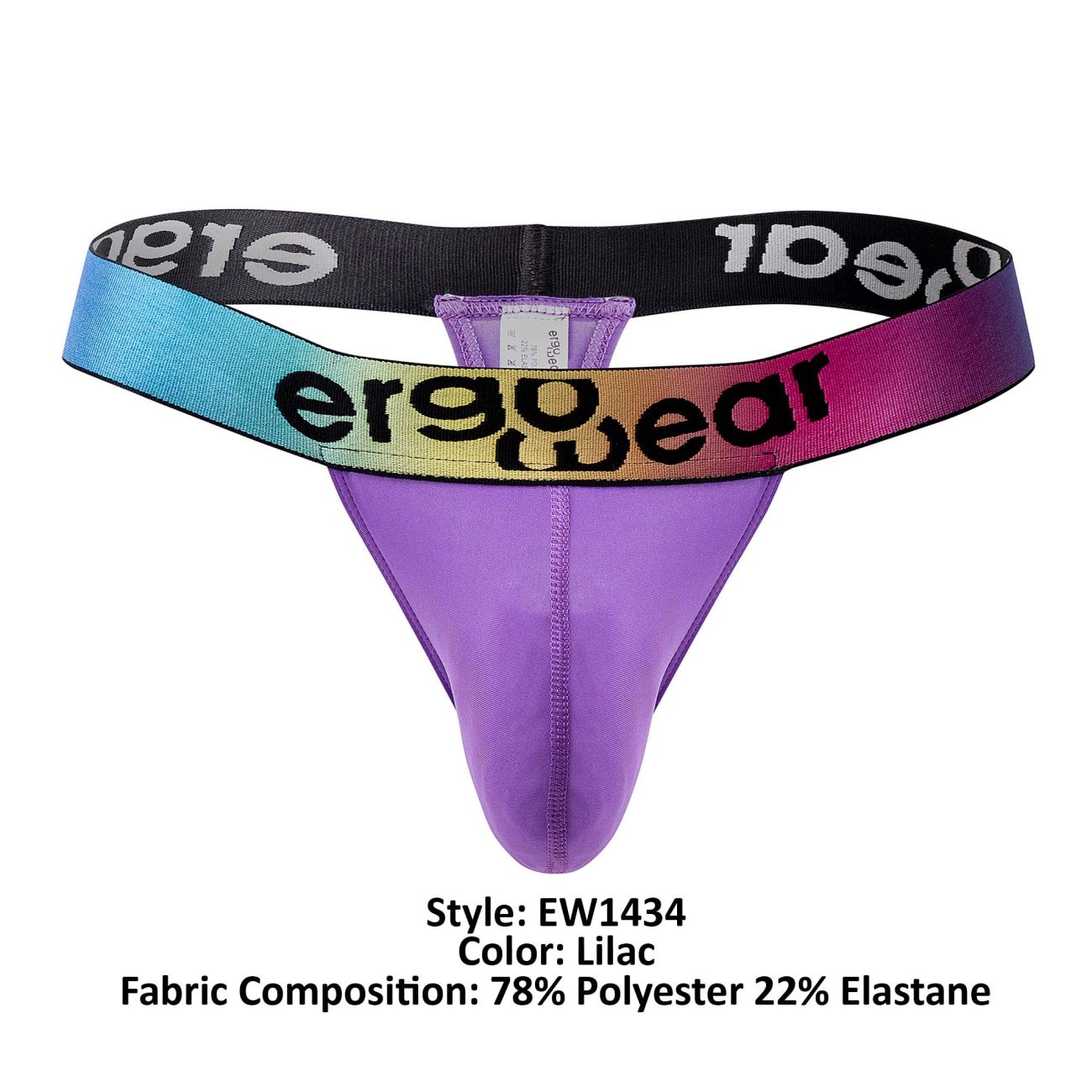 ErgoWear EW1434 Rainbow Thongs Lilac