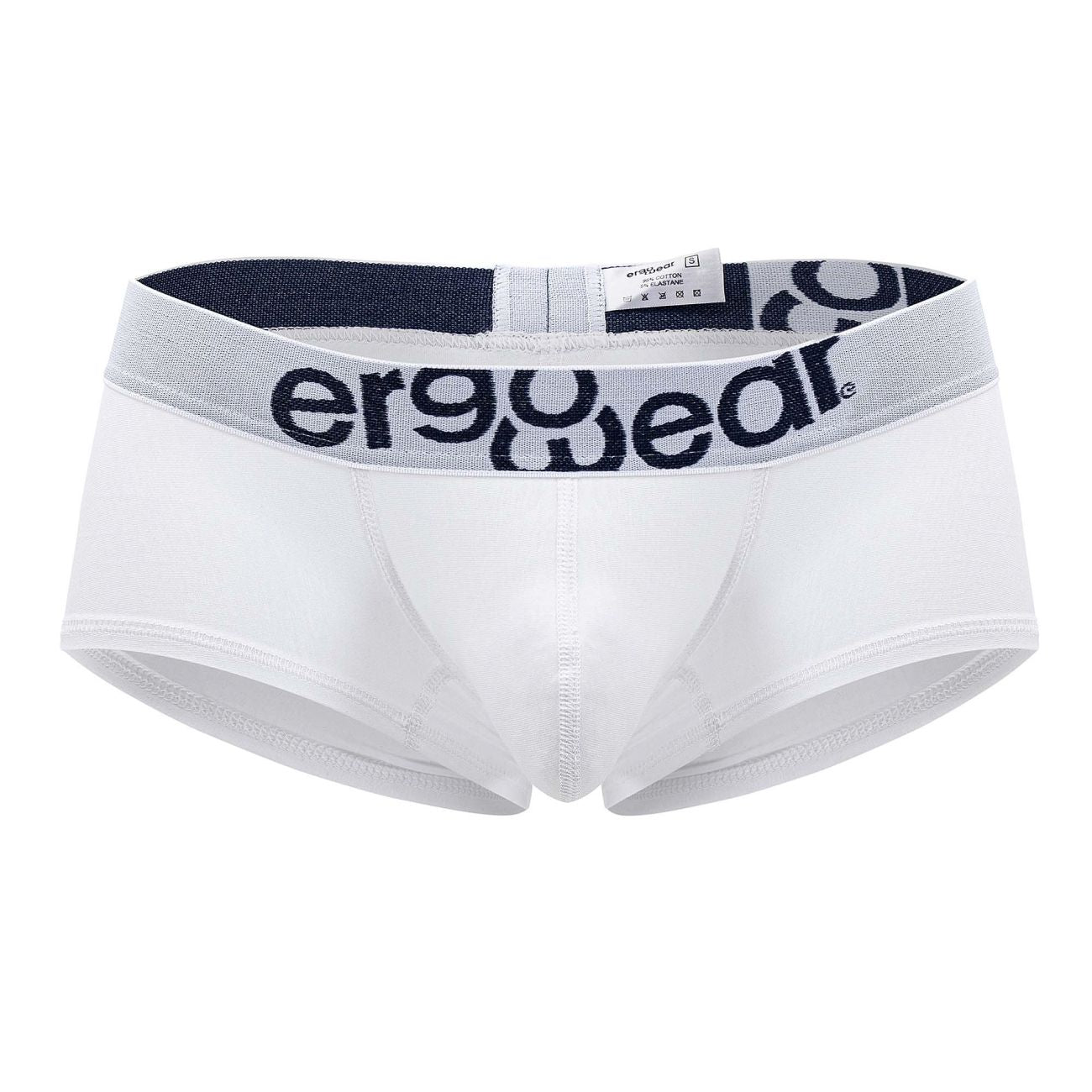 ErgoWear EW1476 MAX COTTON Trunks White