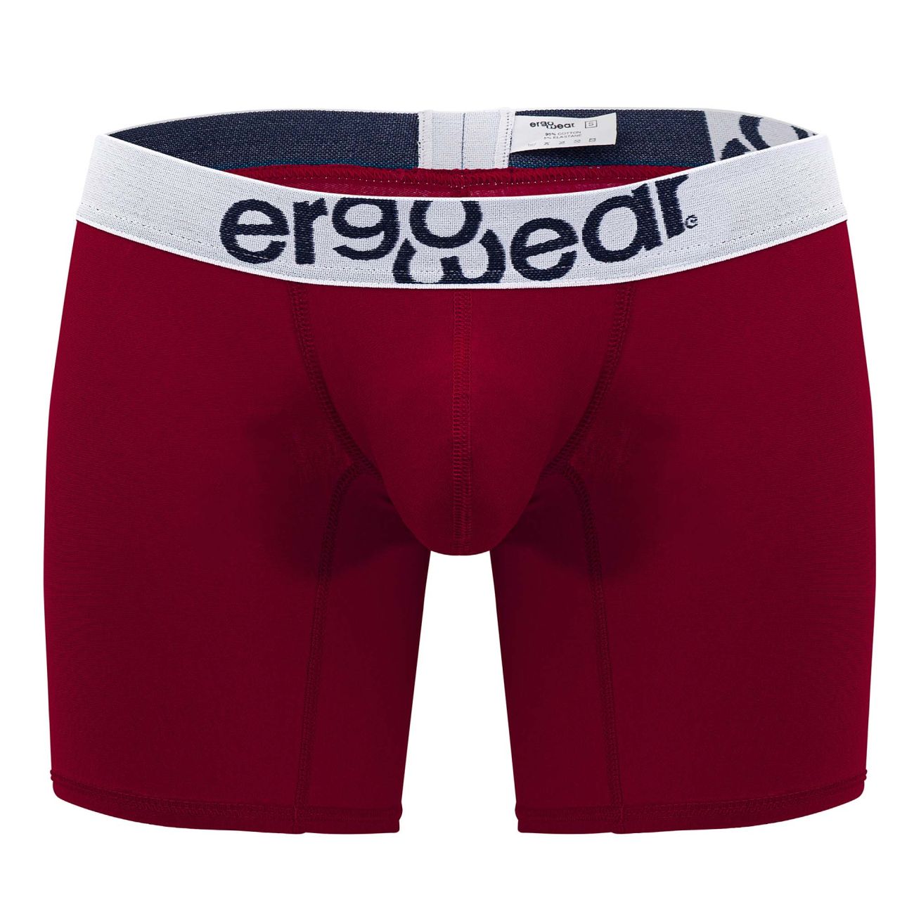 ErgoWear EW1481 MAX COTTON Boxer Briefs Garnet