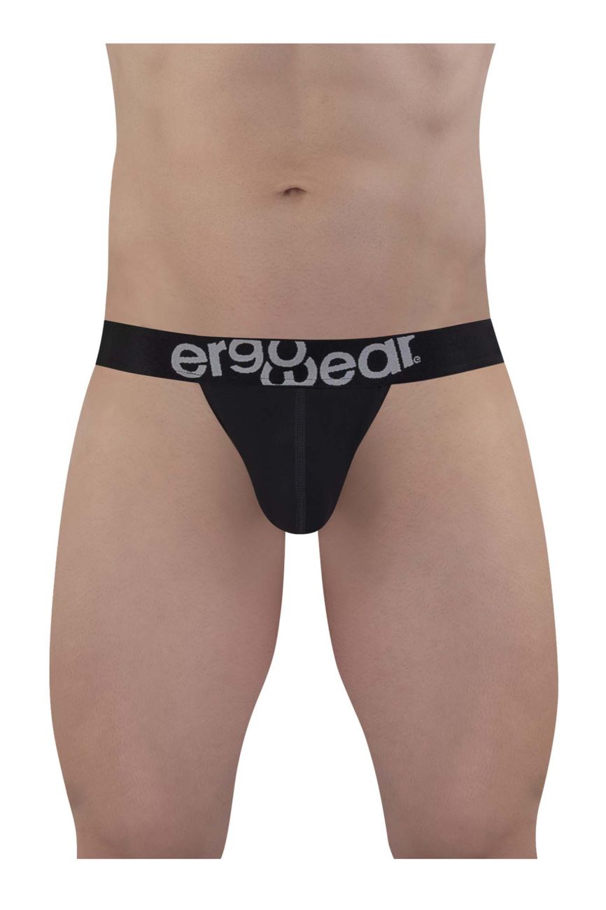 ErgoWear EW1482 MAX COTTON Thongs Black