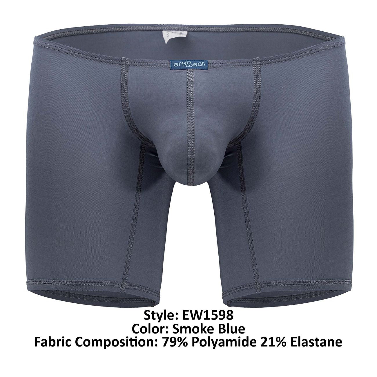 ErgoWear EW1598 X4D Boxer Briefs Smoke Blue
