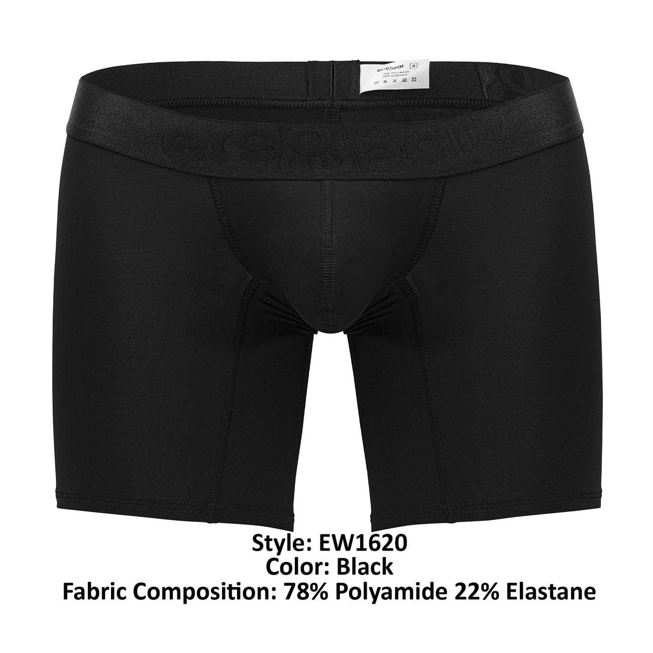 ErgoWear EW1620 MAX XX Boxer Briefs Black