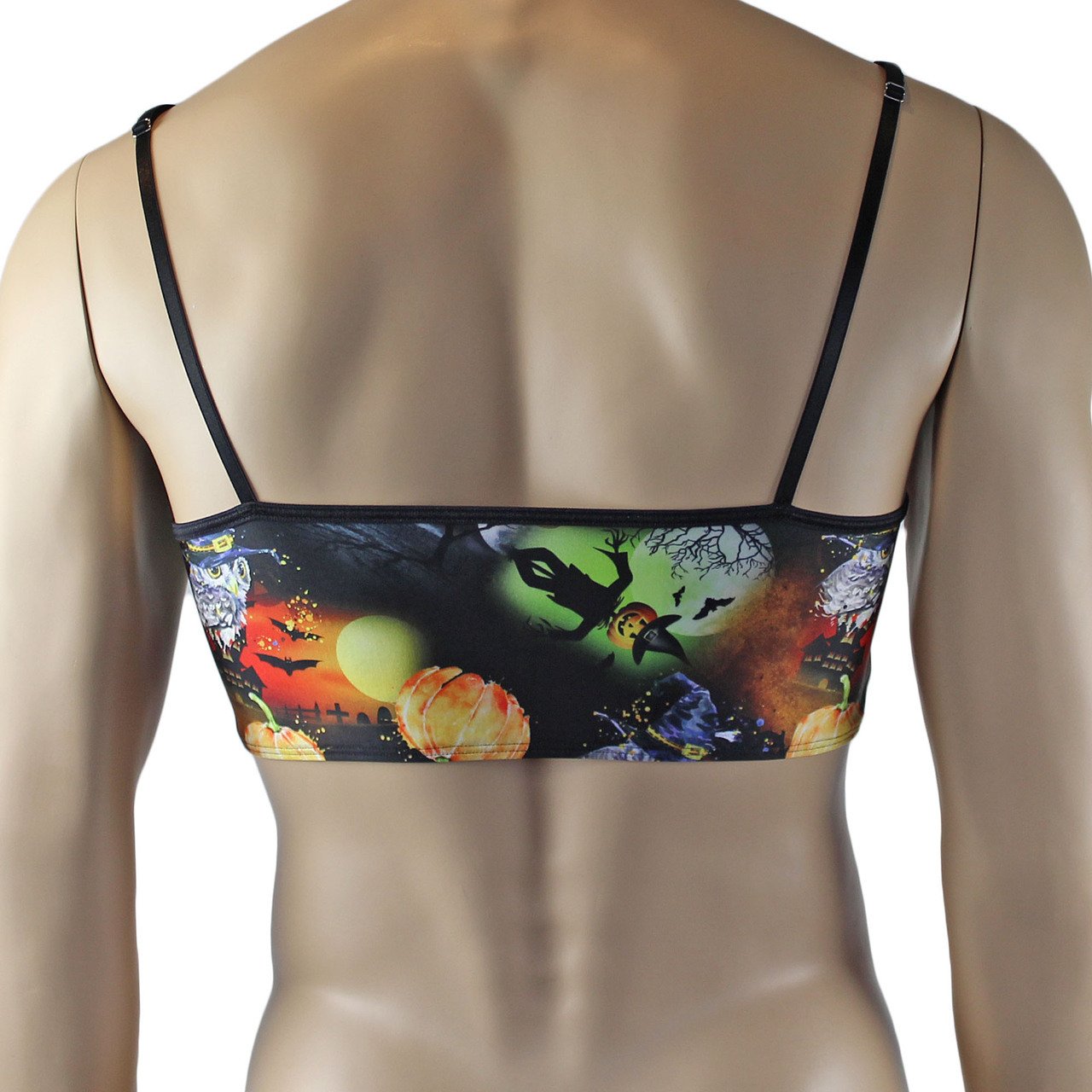 Halloween Mens Witches Pumpkins and Bats Camisole Top