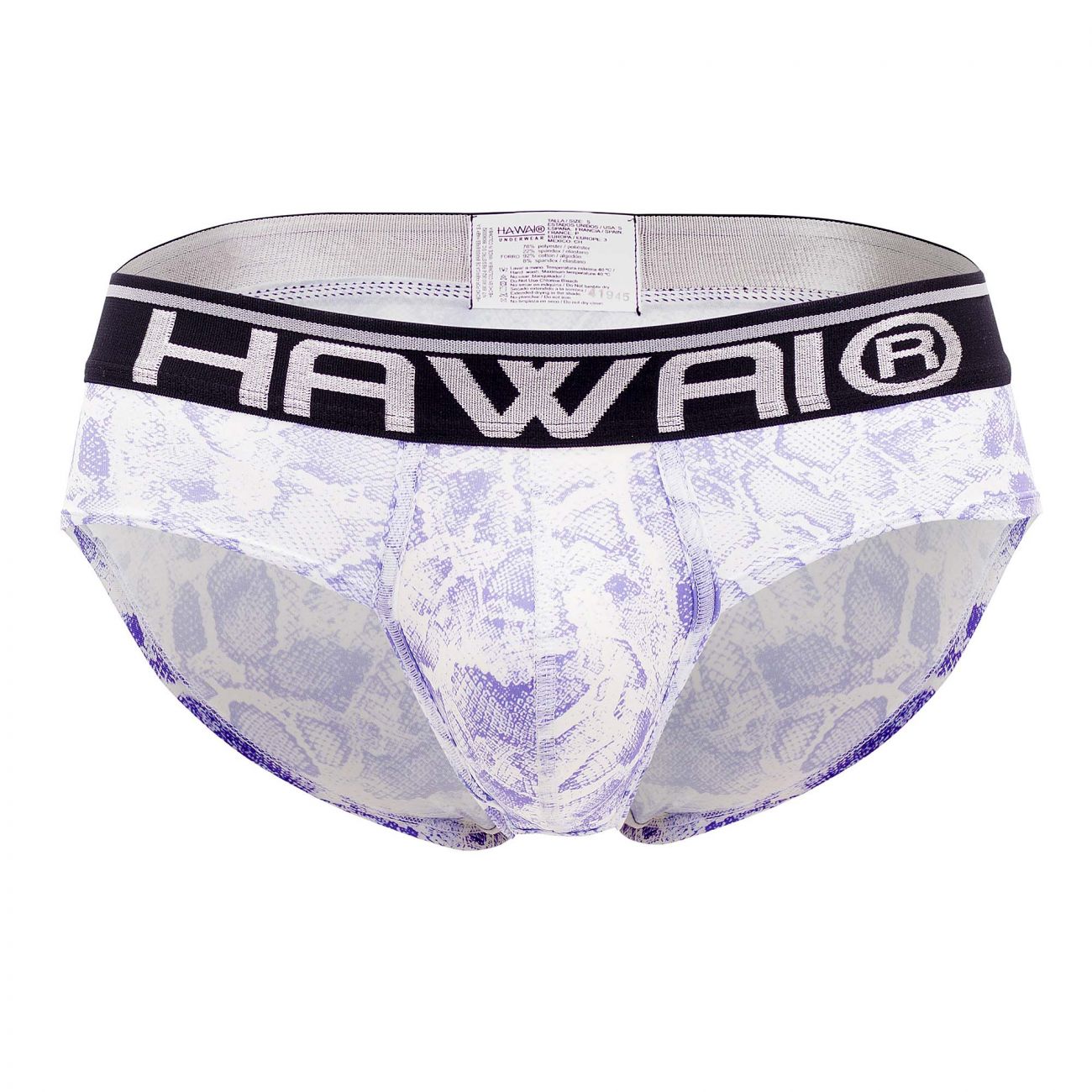 HAWAI 41945T Animal Print Hip Briefs Amethyst
