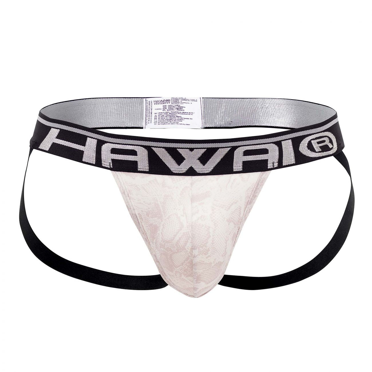 HAWAI 41946T Animal Print Athletic Jockstrap Pink