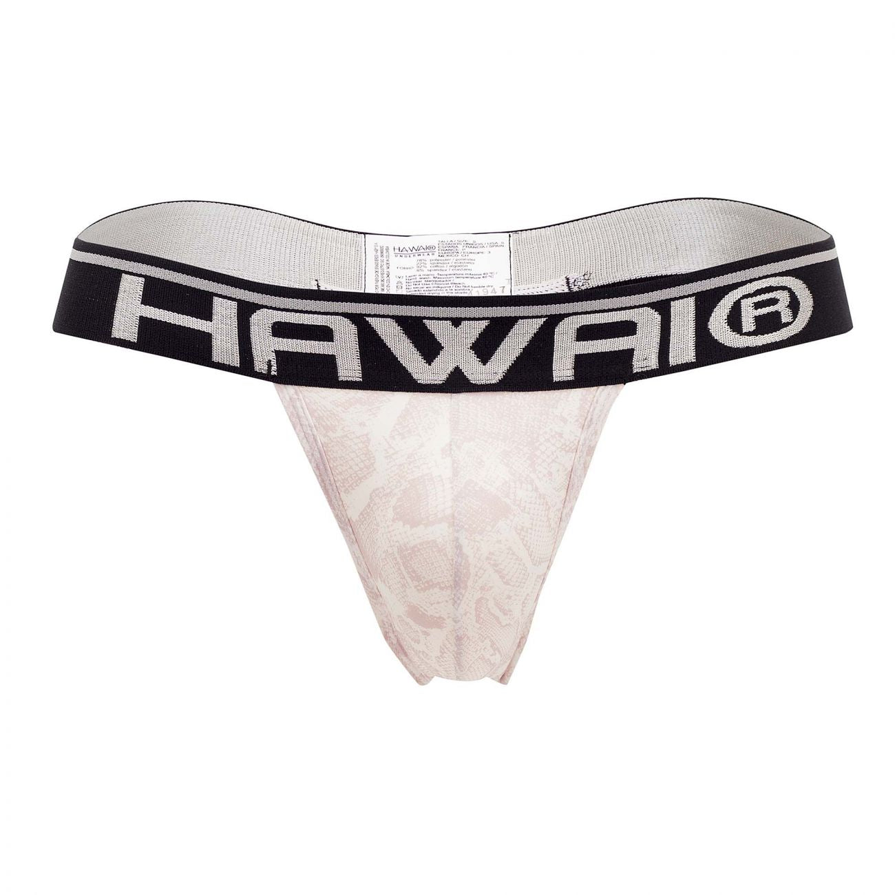 HAWAI 41947T Animal Print Mens Thongs Pink