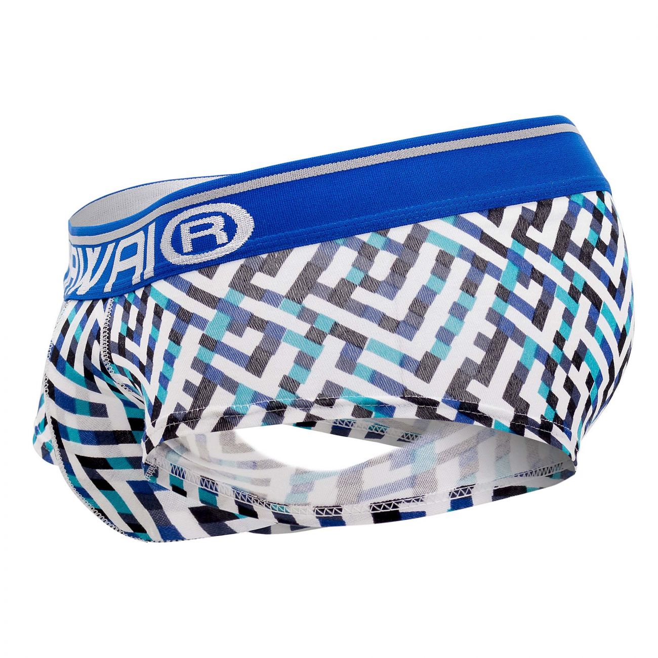 HAWAI 42135 Geometric Mini Trunks Royal Blue