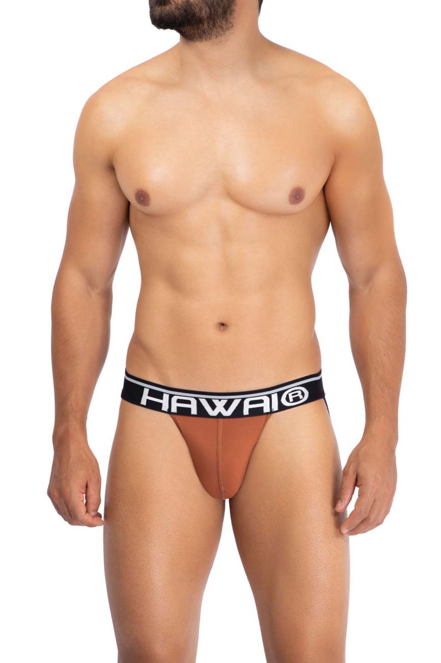 HAWAI 42163 Solid Microfiber Thongs Amber