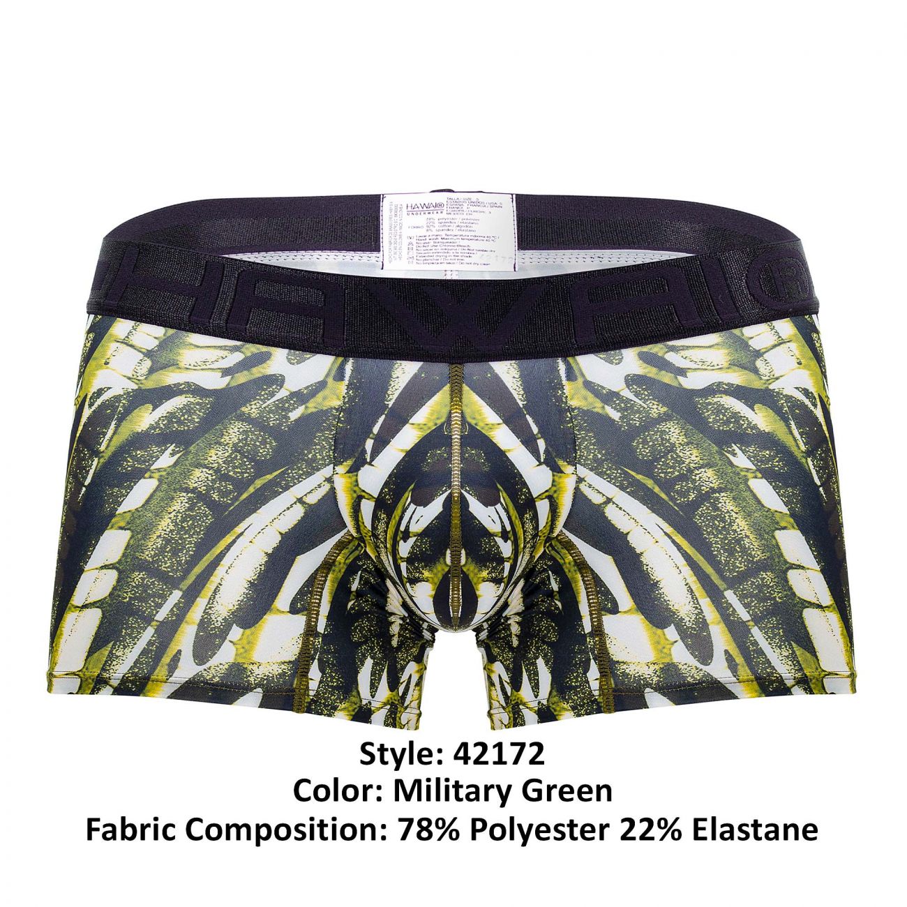 HAWAI 42172 Printed Trunks Military Green