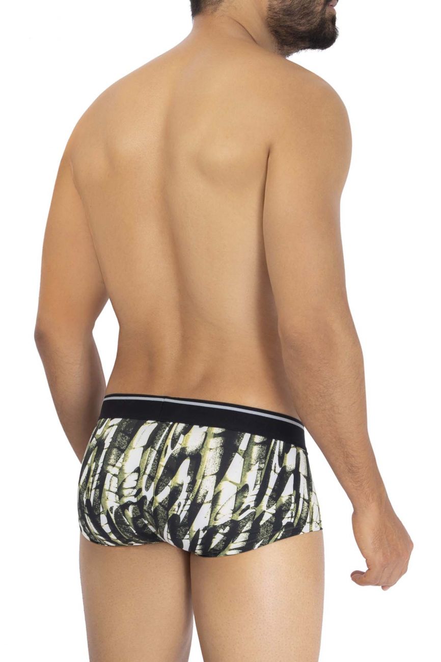 HAWAI 42182 Printed Microfiber Briefs Military Green
