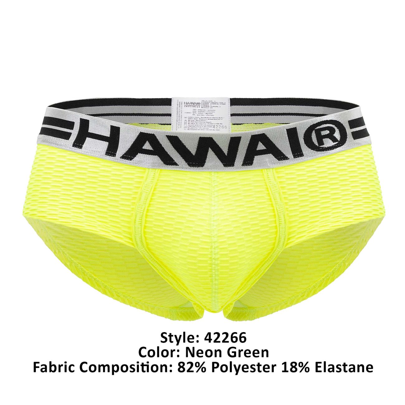 HAWAI 42266 Microfiber Briefs Neon Green