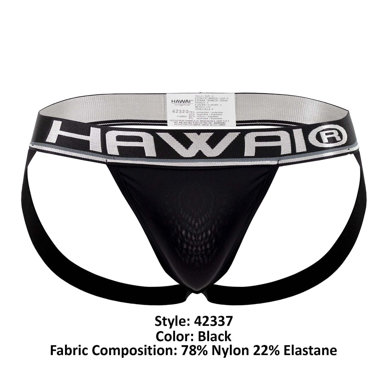 HAWAI 42337 Microfiber Jockstrap Black