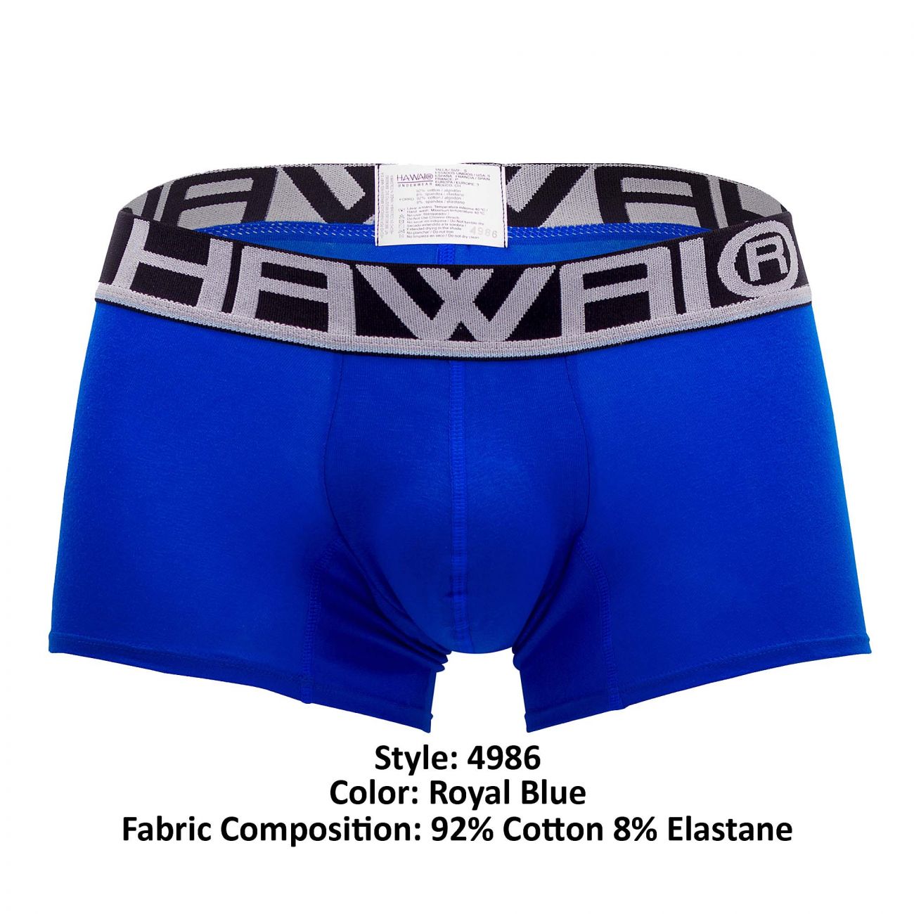HAWAI 4986 Boxer Briefs Royal Blue