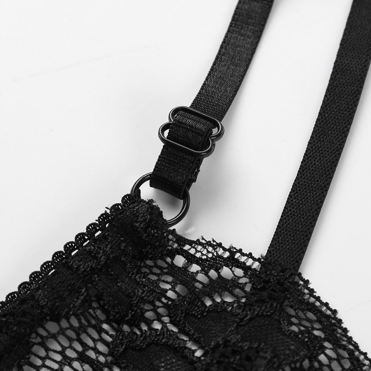 Men Sissy Floral Satin Pajama Set Bra Top & Boxer Shorts Blue