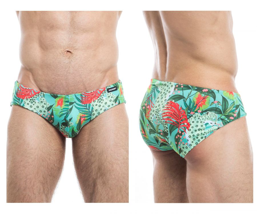 HUNK2 SB20191E Amazonia² Reversible Swim Briefs
