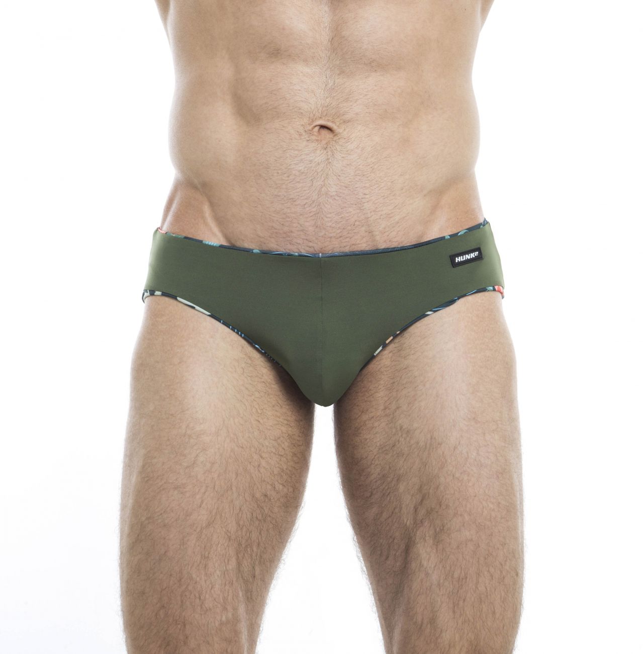 HUNK2 SB20201B Alligatori² Reversible Swim Briefs