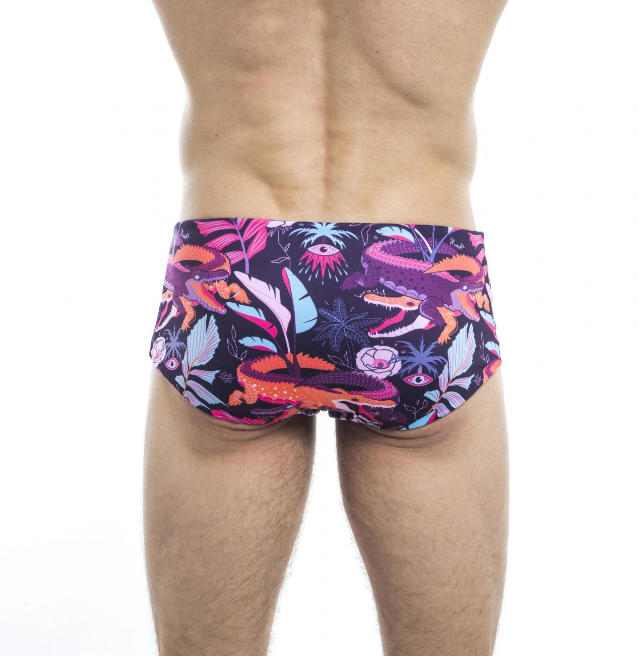 HUNK2 ST20201C Ruisseau² Reversible Swim Trunks Fuchsia