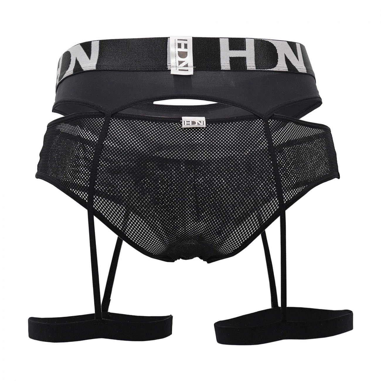 Hidden 953 Garterbelt Briefs Black