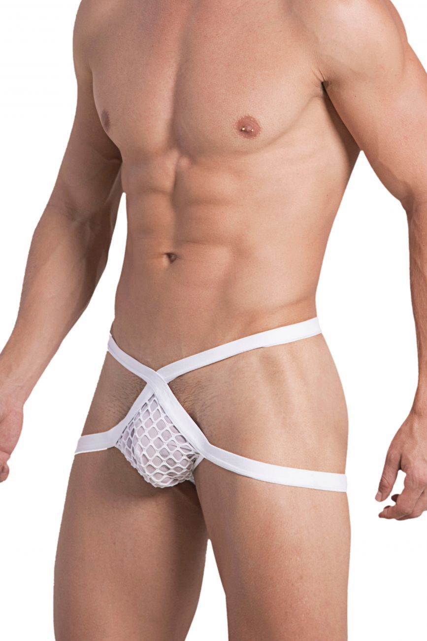 Hidden 963 Mesh Jockstrap White