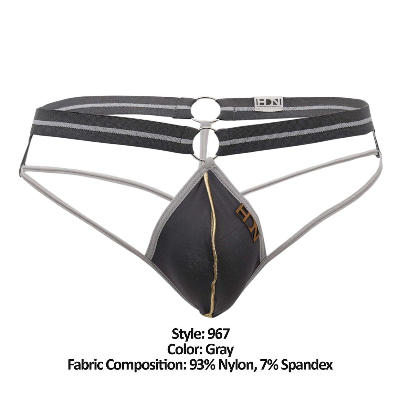 Hidden 967 Mens Thong Gray