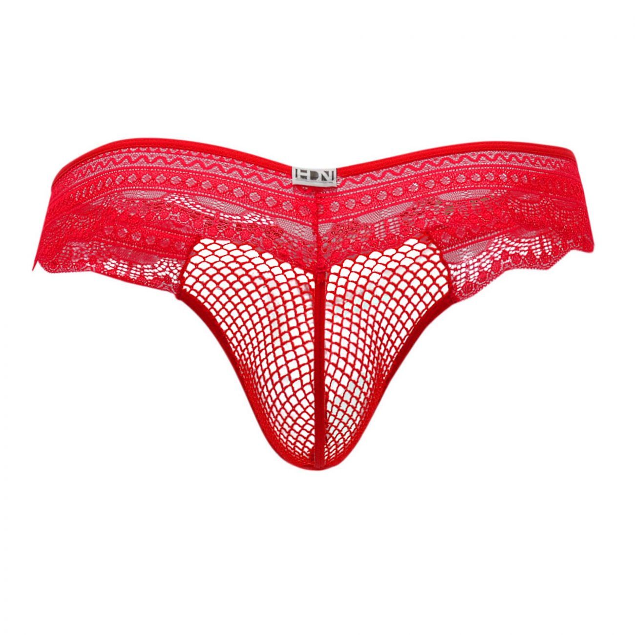 Hidden 973 Lace Thongs Red