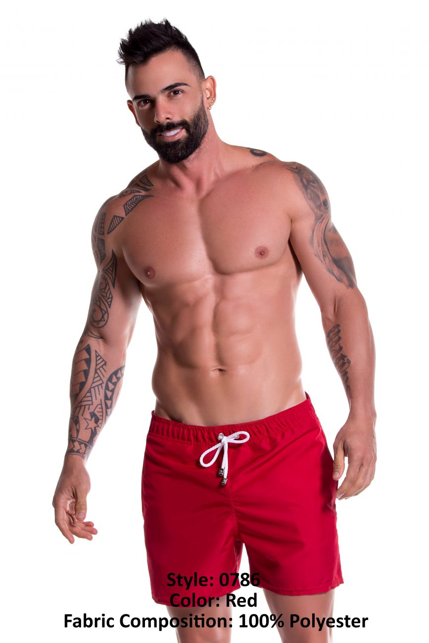 JOR 0786 Torino Athletic Shorts Red