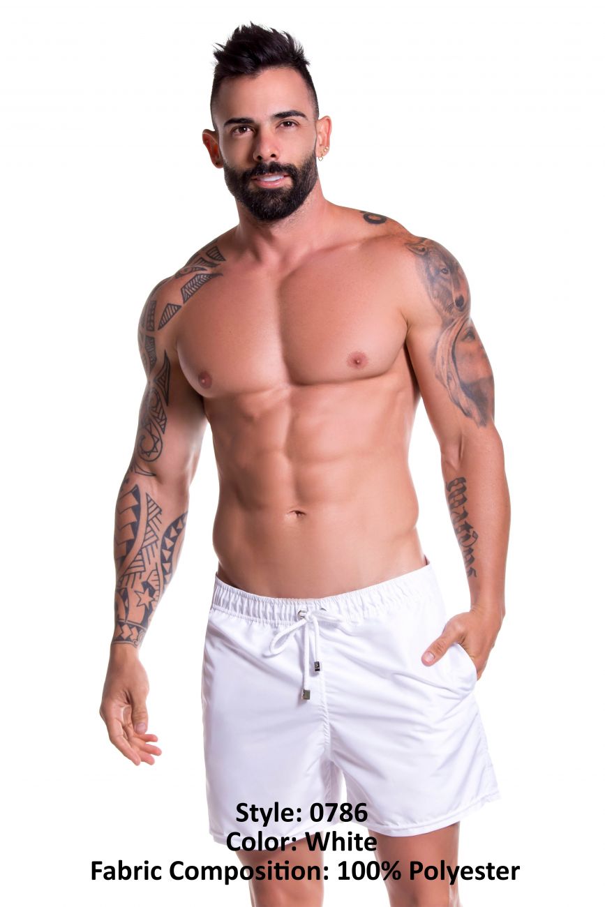 JOR 0786 Torino Athletic Shorts White