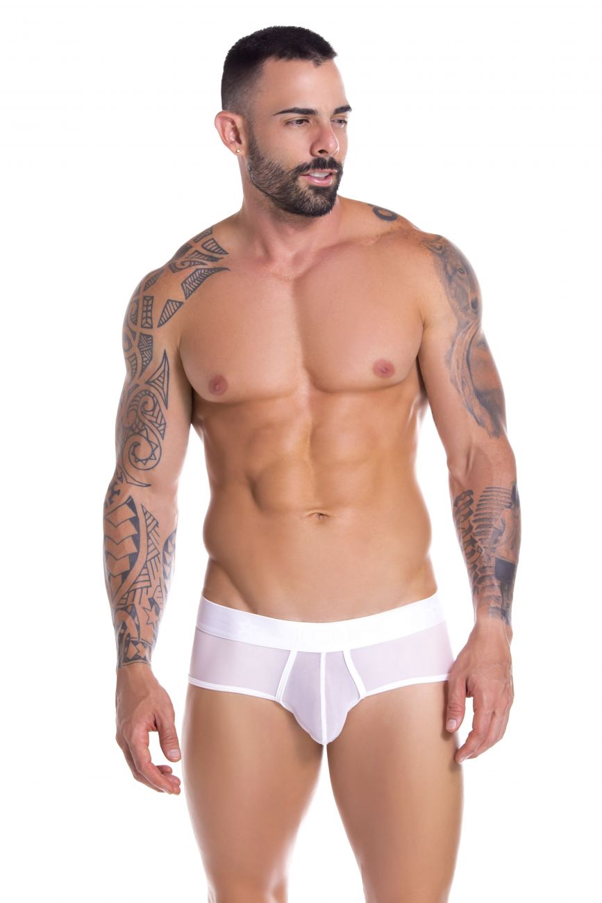 JOR 0883 Mesh Briefs White