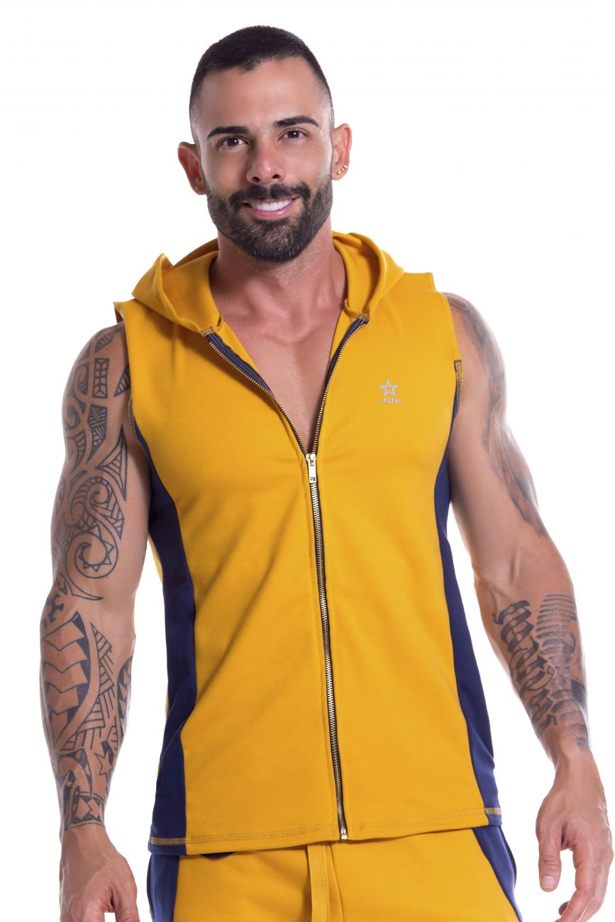 JOR 0919 Milan Hoodie Mustard