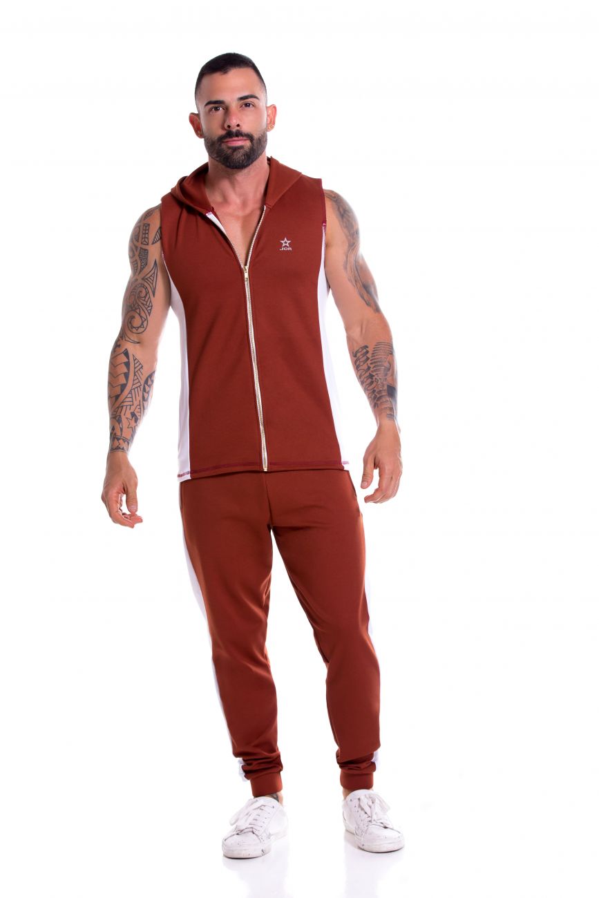 JOR 0919 Milan Hoodie Terracotta