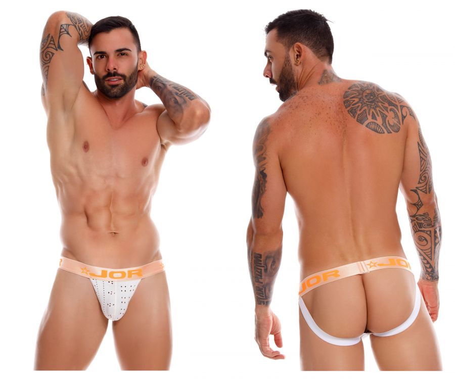 JOR 0937 Charles Jockstrap White